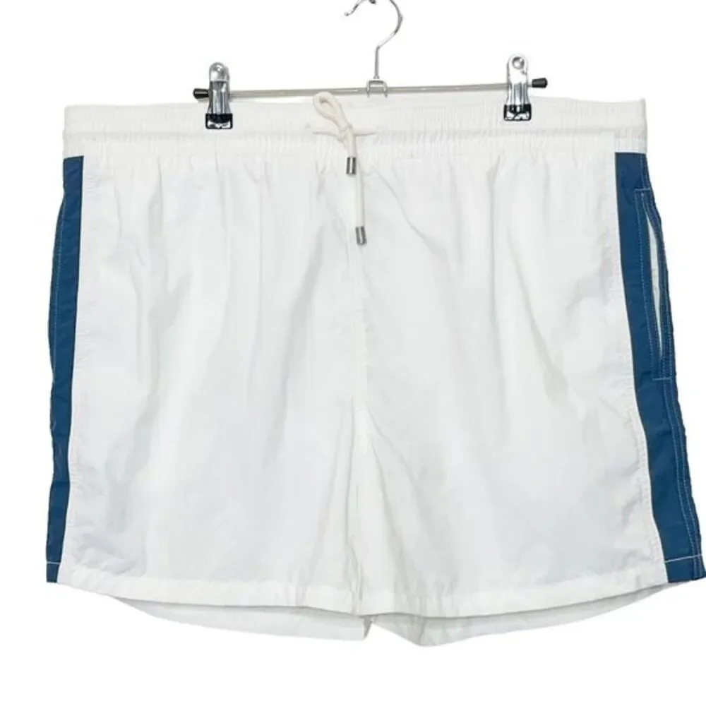 Solid & Striped Swim Shorts XL White‎ 5 Inseam Drawstring Lined Beach